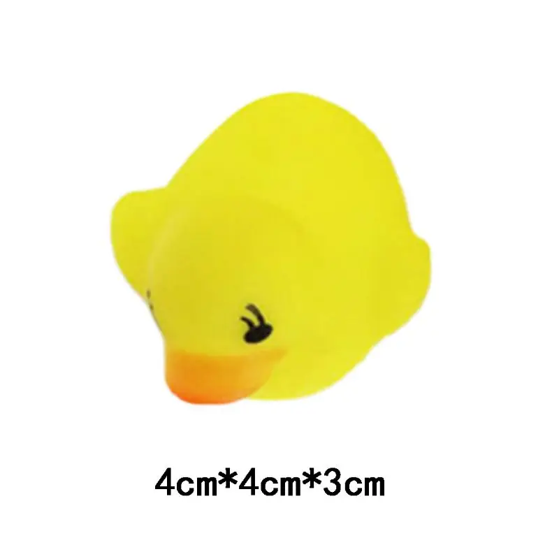 

50 шт. мини желтые резиновые утки детская плавающая игрушка для ванной милая игрушка Ducky
