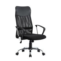 office chair high back mesh chair height adjustable armchair with swivel and lumbar support ergonomic