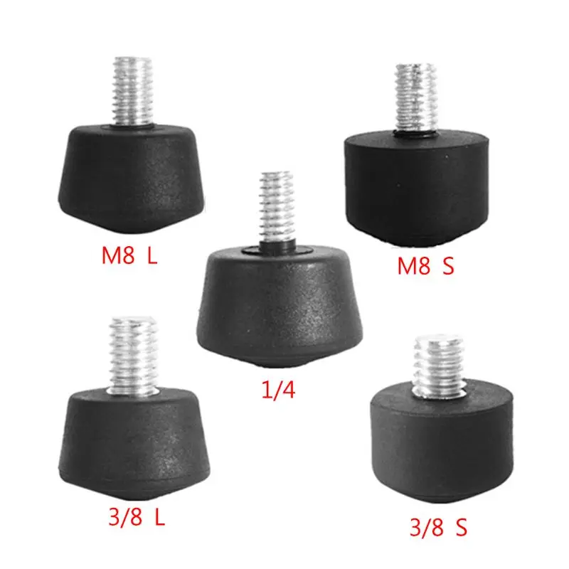 

Anti-slip Rubber Foot Pad Feet Spike Photography Accessories for Tripod Monopod 3/8 Inch 1/4 Inch M8 Kits Universal