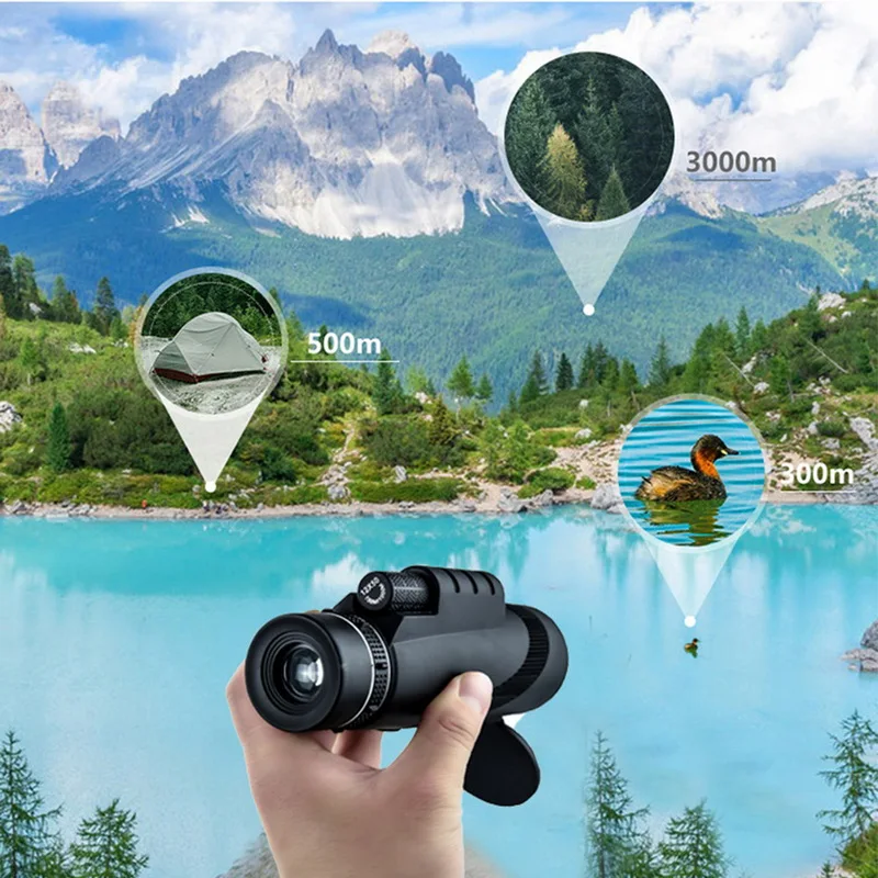 Powerful Monocular Long Range 1000m 40X60 Military Spyglass High Quality Hunting Optics Scope | Инструменты