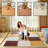 wooden puzzle mat foam 30301cm baby play mat splicing bedroom soft floor interlocking kids rug living room gym crawling carpet