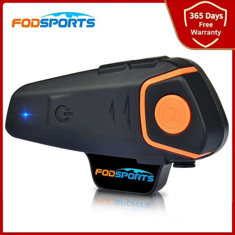 Fodsports BT S2 Интерком Мотоциклетный шлем Bluetooth Гарнитура Водонепроницаемый