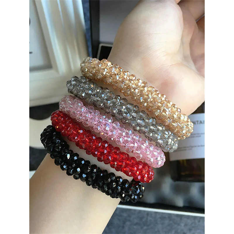 Bachelorette Party Crystal Bracelet Team Bride To Be Tribe Hand Band Head Rope Hair Accessories Hen Night Wedding Decor Supplies | Дом и сад