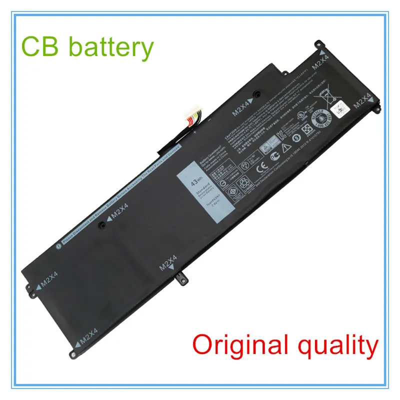 Original laptop 7.6V 34Wh XCNR3 Battery for 13 7370 Ultrabook WV7CG 0WV7CG