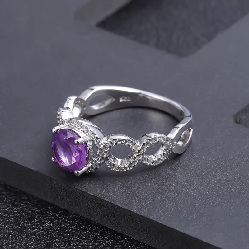 Драгоценный камень балет 1.35Ct круглый натуральный аметистовый драгоченный