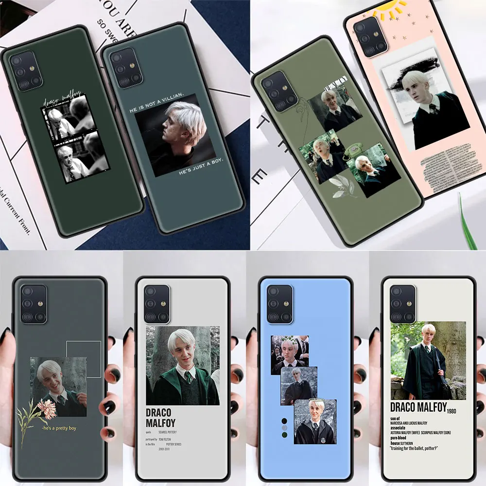 

Cute Draco Malfoy Silicone Case For Samsung Galaxy A51 A71 A50 A21s A70 A10 A20e A30 A40 A31 A41 A11 A12 A02s Back Cover Coque