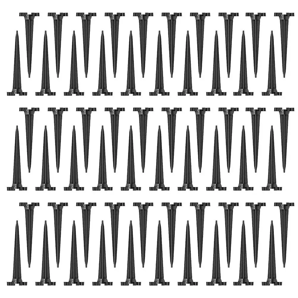 

60 Pieces Universal Light Stake Durable Christmas Light Stakes For Yard Ground Stakes For Christmas Lights Black For C7 C9 Lig