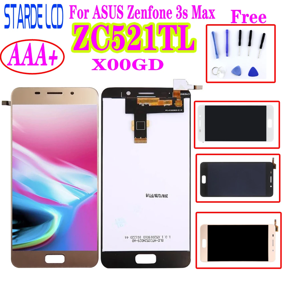 Оригинальный ЖК-дисплей для ASUS Zenfone 3s Max X00GD ZC521TL с сенсорным экраном дигитайзер в