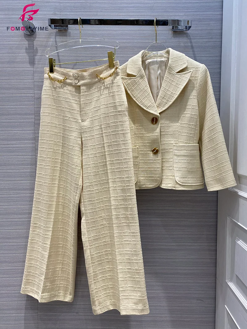 Осень 2020 комплект из 2 предметов женский новый модный элегантный тонкий твидовый