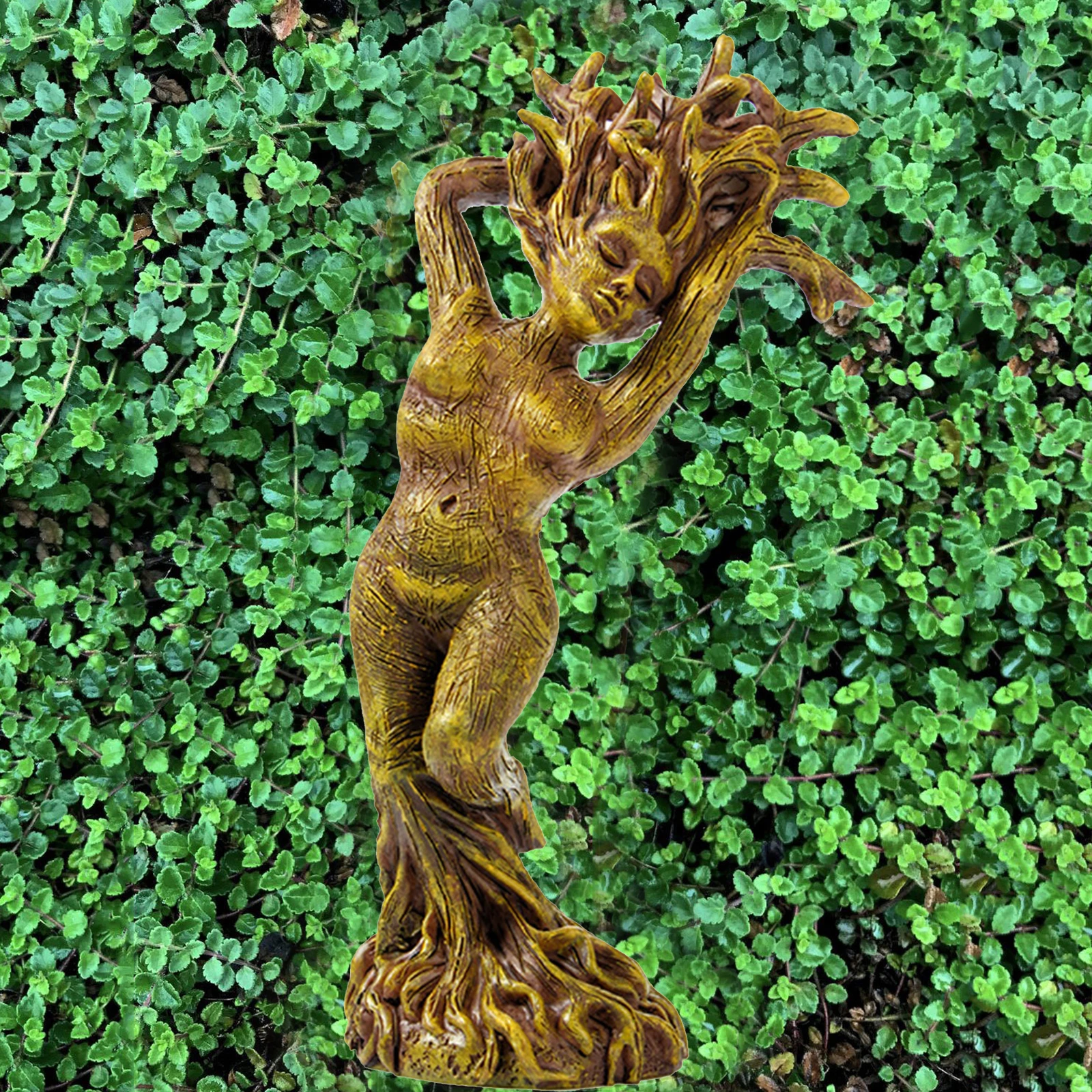 

Resin Statue Crafts Ornament Figurine Garden Decoration Home Office Desktop Decor, gift for your family and friends.