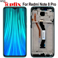 100 tested lcd for xiaomi redmi note 8 pro lcd display touch screen digitizer assembly with frame replacement screen note8 pro