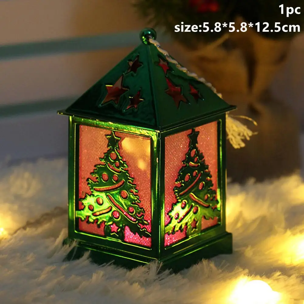 Xmas Light 5 Taoup Счастливого Рождества светодиодный свет Подвески Висячие украшения Рождественская Украшение стола для дома Рождественские Санта Клаус огни снеговик - Цвет: Xmas Light 5