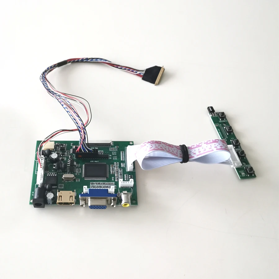

For B101EVN02/B101EW05/N101ICG Notebook Panel 2AV+VGA 10.1" WLED 1280*800 LVDS 40Pin LCD Screen Controller Board Kit