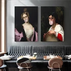 Картина на холсте, настенный постер, классическое Модное искусство в стиле барокко, Модульная картина для современной гостиной, рамка для домашнего декора