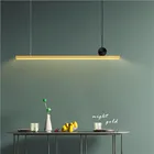Подвесная лампа в скандинавском стиле, декоративная лампа для обеденного стола, кухни, офиса, современный Золотой светодиодный потолочный светильник для ресторана