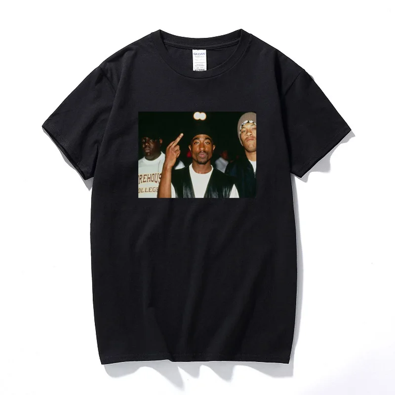 

New Arrival Harajuku Streetwear East West Rappers Hip Hop Legends T shirts For Men Vintage Woman Tshirts Cotton T-shirts EU Size