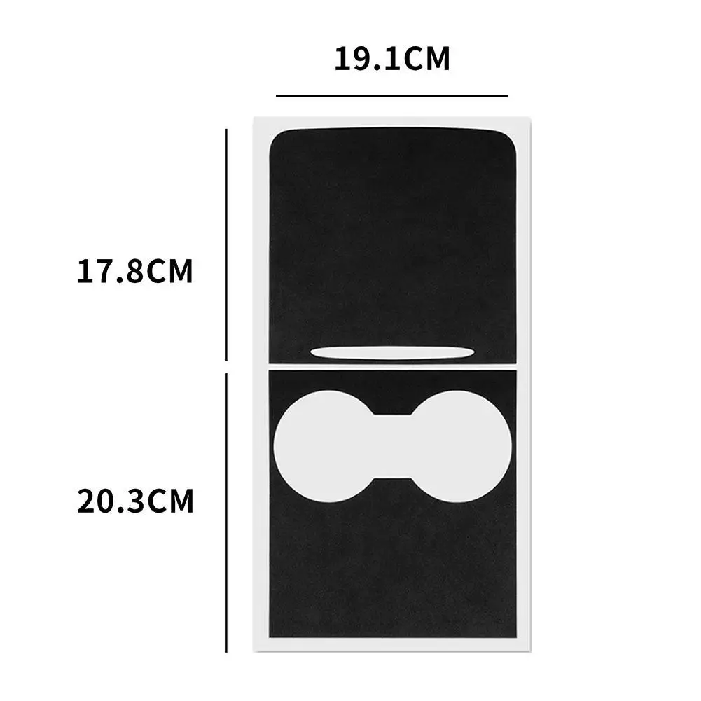 

Car Center Console Sticker Decoration Ring Shape Car PVC Decoration Sticker