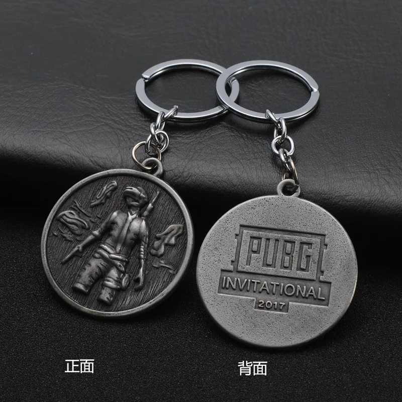 Игра PUBG брелок AWM 98K Pan вся модель винтовки Playerunknown's Battlegrounds косплей реквизит сплав Броня брелок llaveros ключ