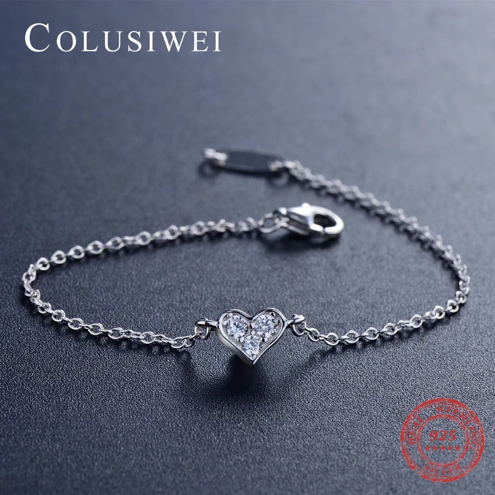 Лидер продаж 2021 новый дизайн в форме сердца CZ браслет модные свадебные женские