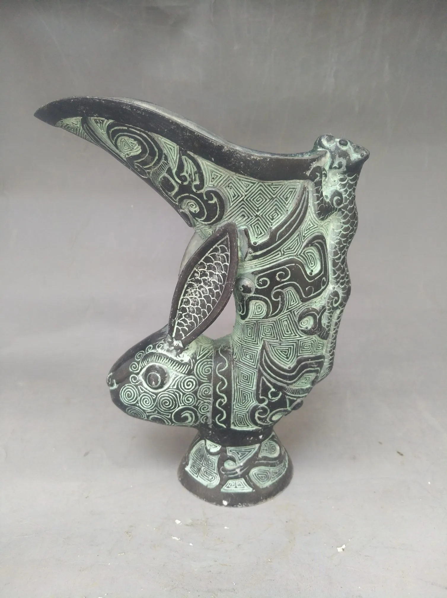 

Коллекционная китайская старая металлическая бронзовая ваза 1 шт. маленькие украшения и Миниатюрные модели