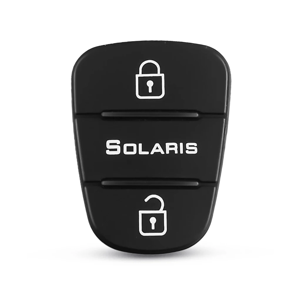 Button Pad 3 KEYYOU 3 кнопки дистанционного управления авто ключ оболочки для hyundai I20 I30 IX35 I35 акцент Solaris Elantra santa fe для Kia cerato ceed - Цвет: Button Pad 3