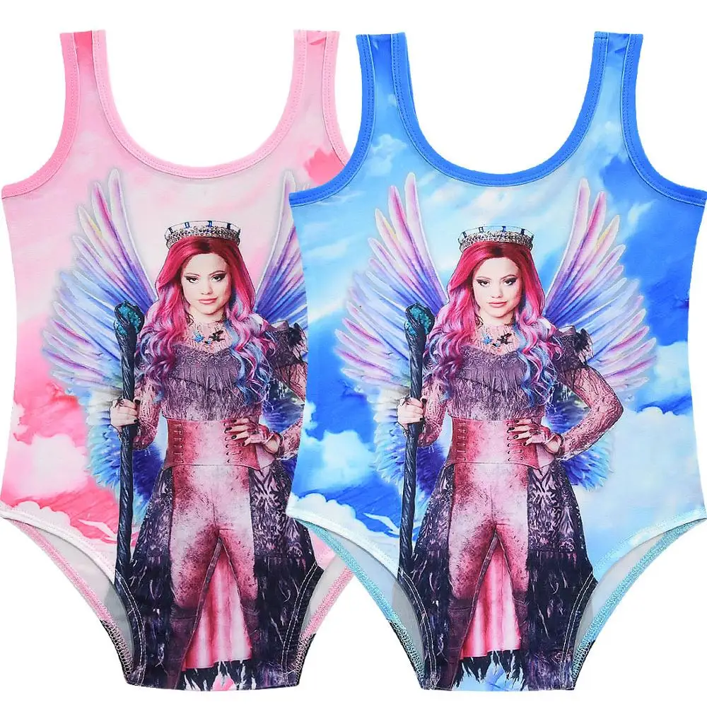 Детский слитный купальник летний милый купальный костюм бикини для девочек и