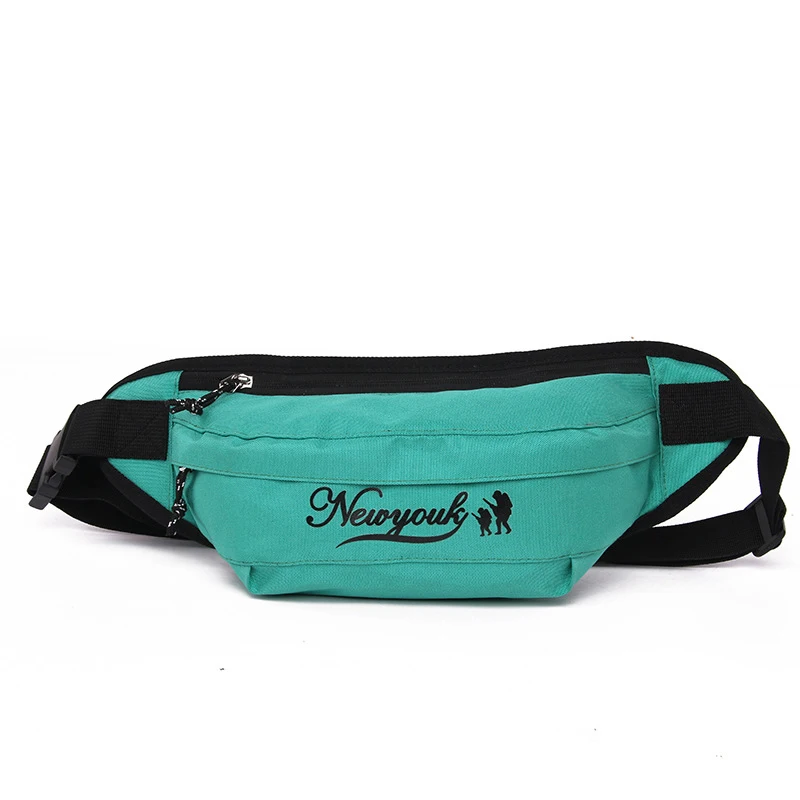 Green Waist pack Поясная сумка для мужчин и женщин поясная сумка Оксфорд поясная сумка нагрудные сумки уличный стиль хип-хоп сумка формы «банан» многофункциональный бум пакет - Цвет: Green Waist pack