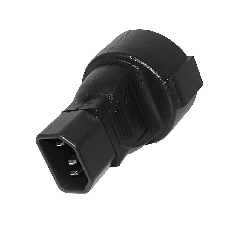 IEC320 C14 в ЕС переходник IEC 320 к CEE 7/7 Европейский Пособия по немецкому языку женский