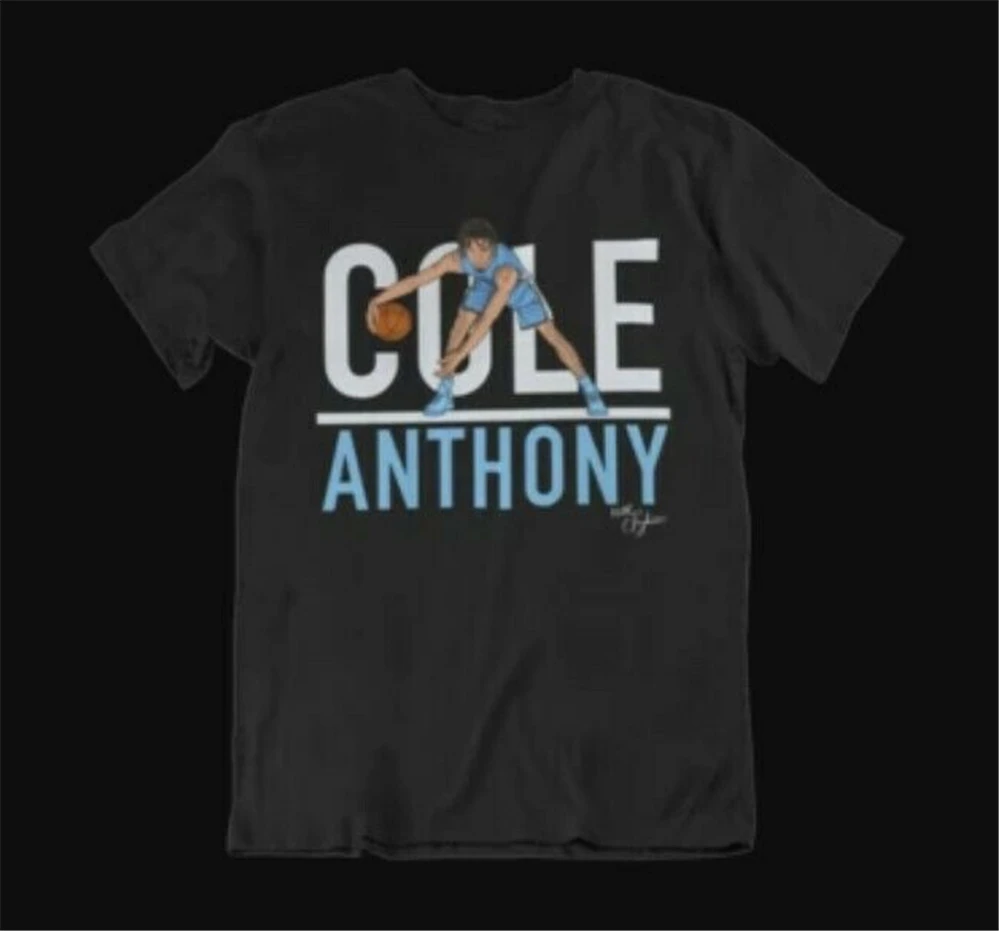 Баскетбольная черная футболка в стиле Северной Каролины Коул Энтони Янг талант