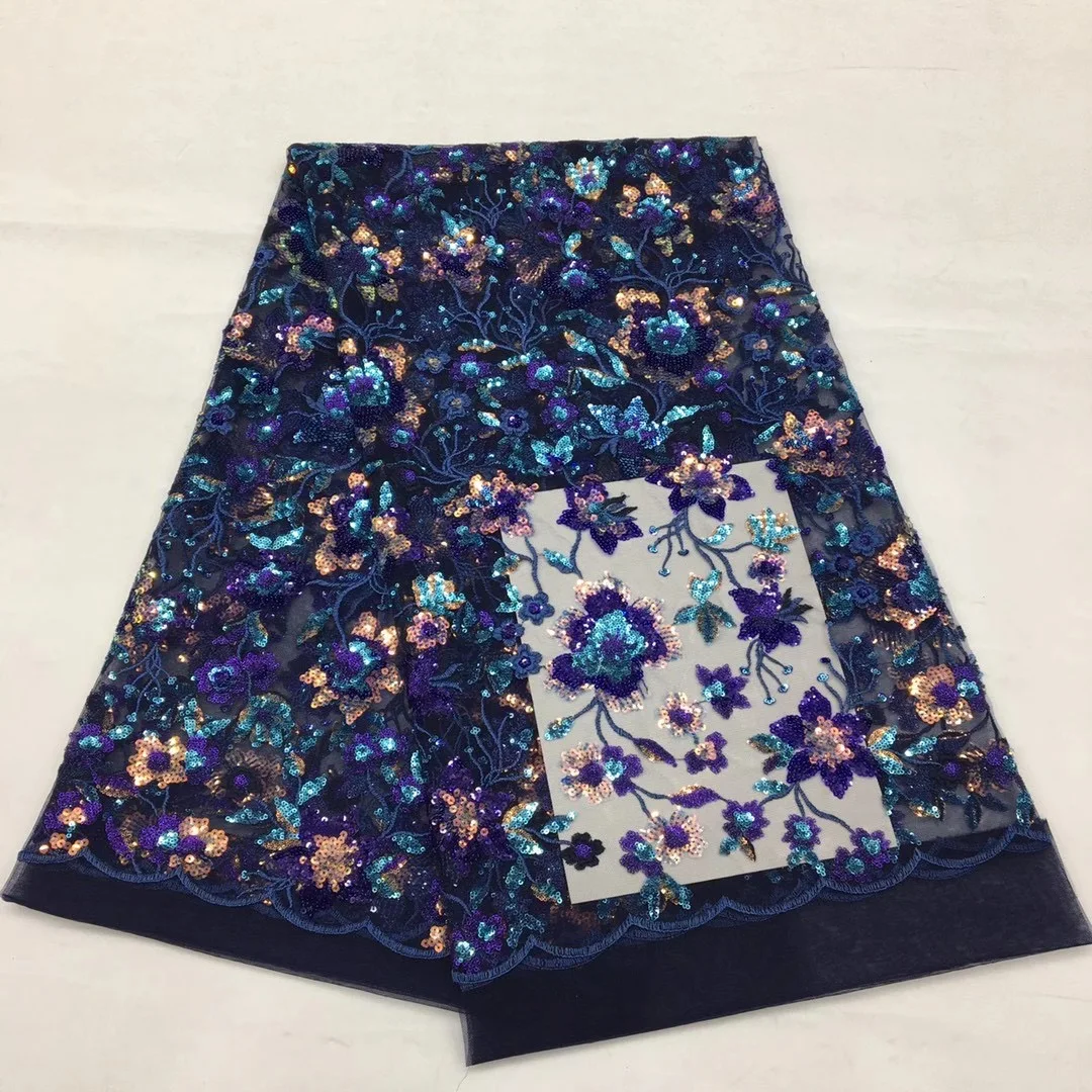 

Нигерия блестками кружевной ткани Французский сетчатый кружевной Африканский блестками кружевной ткани Для женщин свадебное вечернее платье Швейные XX4595