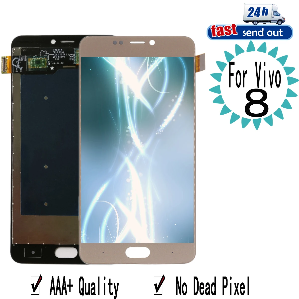 ЖК-дисплей 5 дюйма для BLU Vivo 8 с сенсорным экраном и дигитайзером в сборе замена