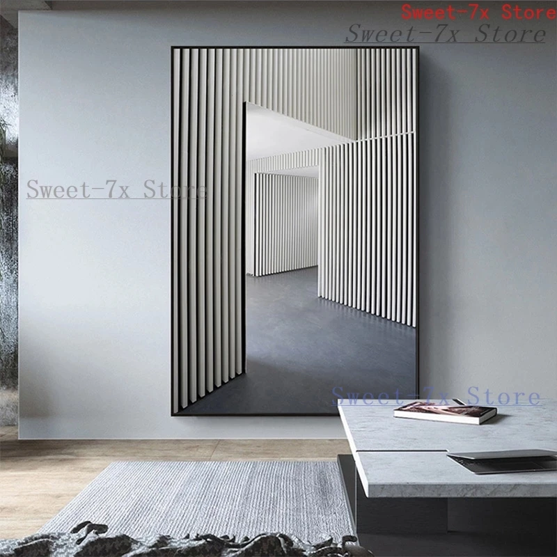 

Modern Light Luxury Architectural Canvas Painting Art Nordic Posters and Prints Wall Pictures for Living Room Decor Frameless