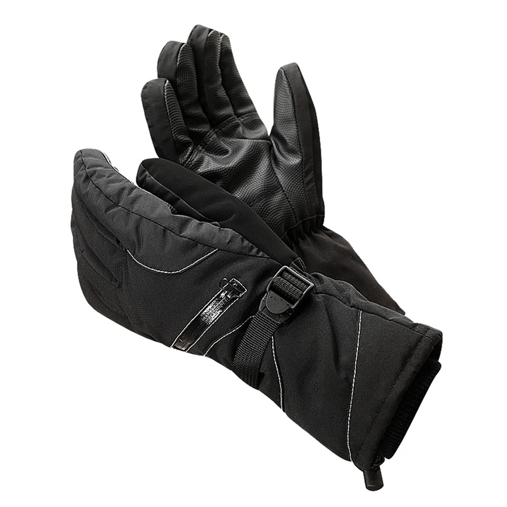 

Winter Thicken Motorcycle Gloves Fleece Lined Warm Windproof Thermal Cotton Protective Gloves Guantes Moto Luvas
