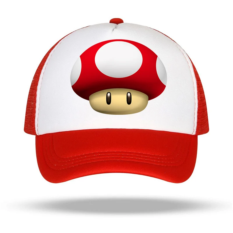 

New Mario- Baseball cap Boy girls hat Baseball Cap Children Cotton Sun Hat Toddler child Outdoor Visor Hats Cute baseball cap
