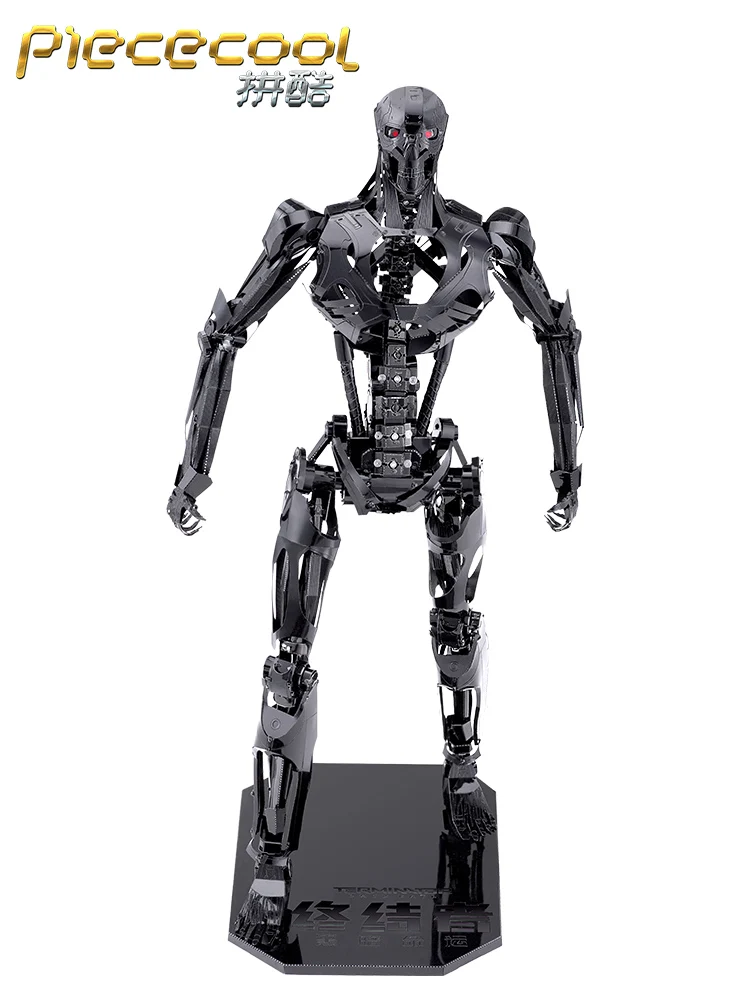 3D металлическая головоломка здание Терминатор Темный Fate REV 9 DIY лазерная резка