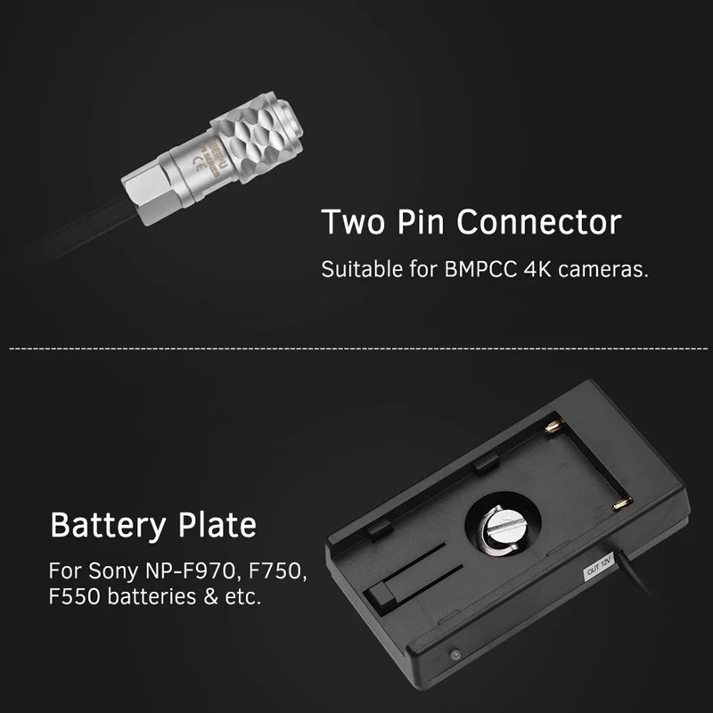 

Camera DV Battery Power Supply Mount Plate Adapter For Blackic Cinema Pocket Camera BMPCC 4K For Sony Battery