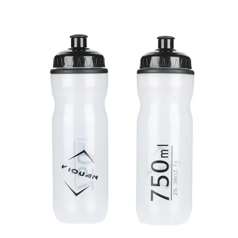 

750ml Bicycle Kettle MTB Bicycle Water Bottle Outdoor Bike Drink Cup PP Transparent Portable Large Capacity Cycling Water Bottle