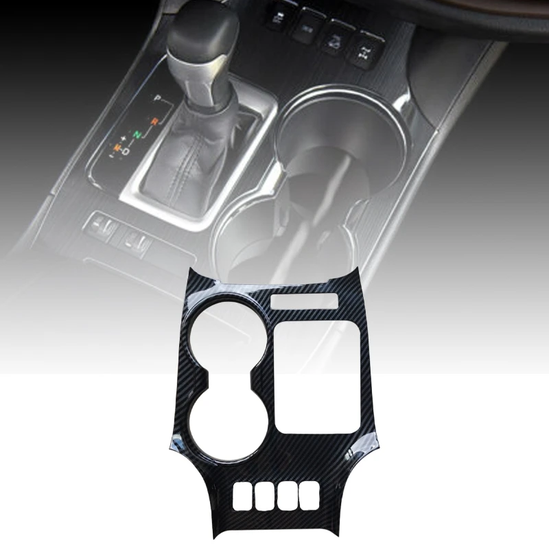 Автомобильная центральная панель управления, карман для бутылки и рамка передач для Toyota Highlander 2014 -2019 гг.