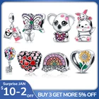 CodeMonkey, хит продаж, Стерлинговое Серебро 100% пробы, подвески Dumbo, бусины, подходят к оригинальному браслету, висячие, сделай сам, изготовление ювелирных изделий CMS1513