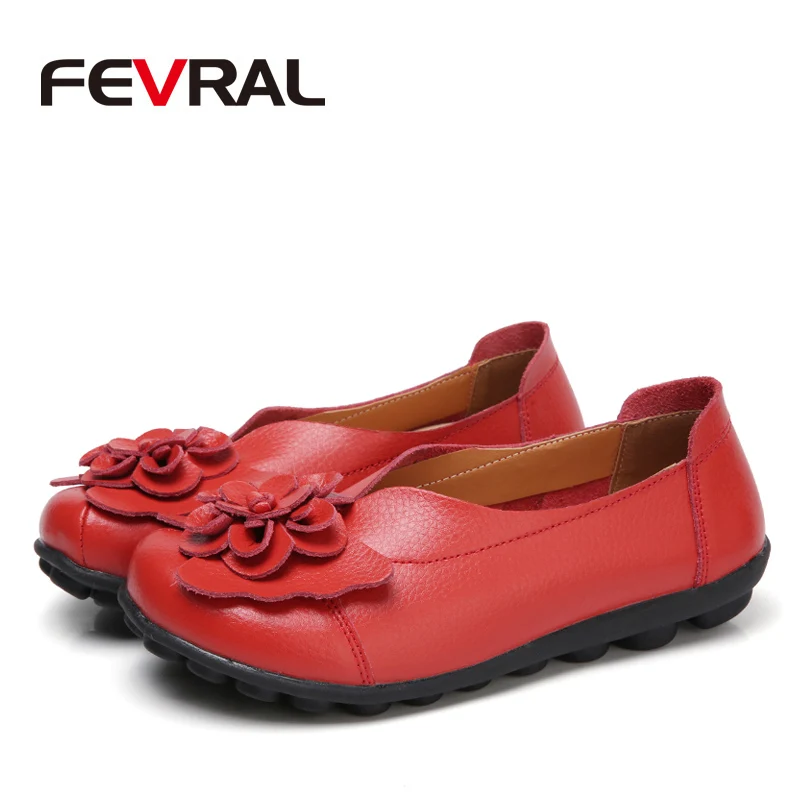 Новинка Брендовая женская модная повседневная обувь FEVRAL на плоской подошве