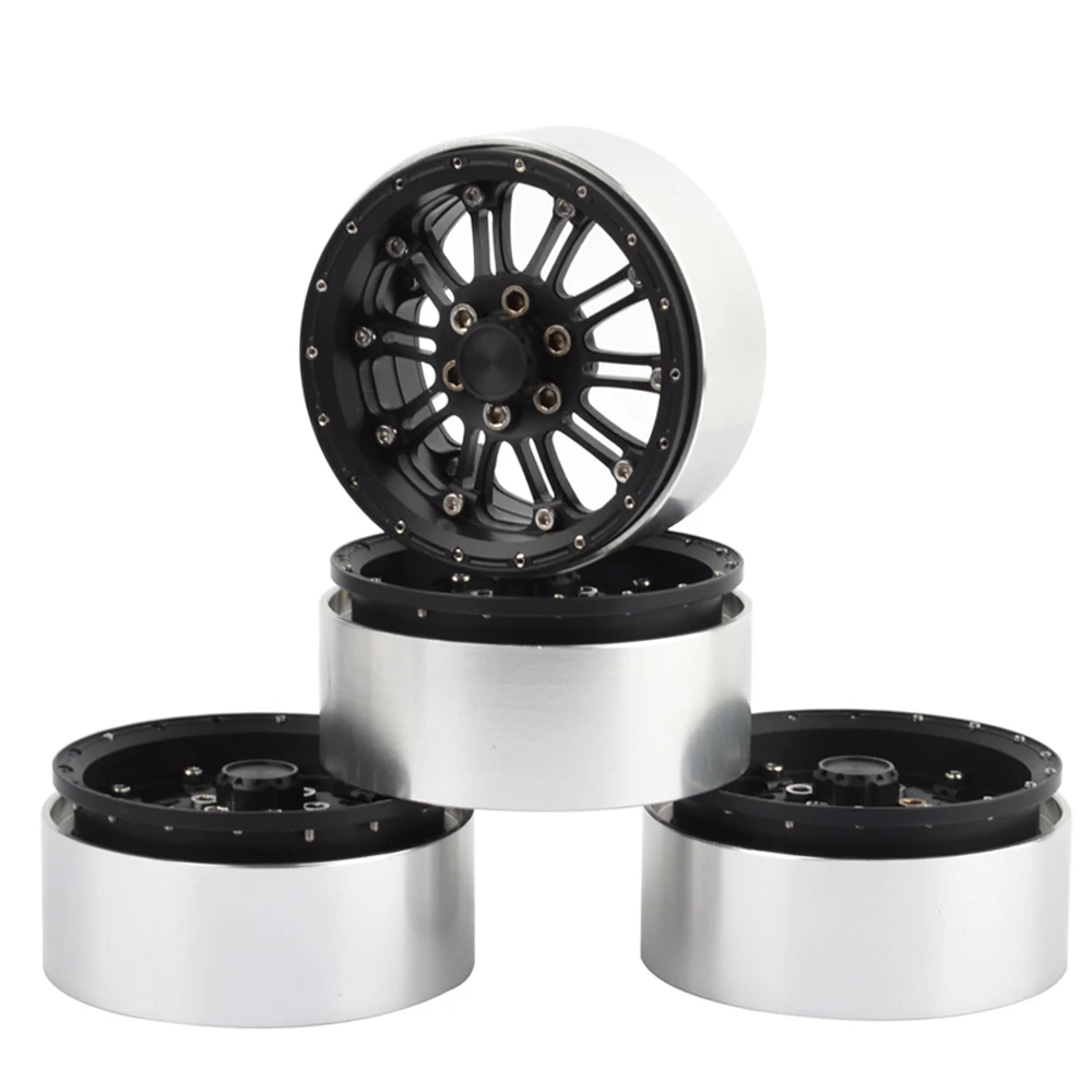 Радиоуправляемый гусеничный металлический диск обода колеса 2 дюйма резиновые