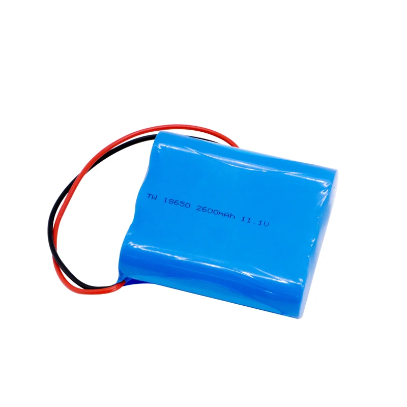 

11.1V 2600mAh 3S1P 18650 Rechargeable Lithium ion Battery with NTC PCB and Connector