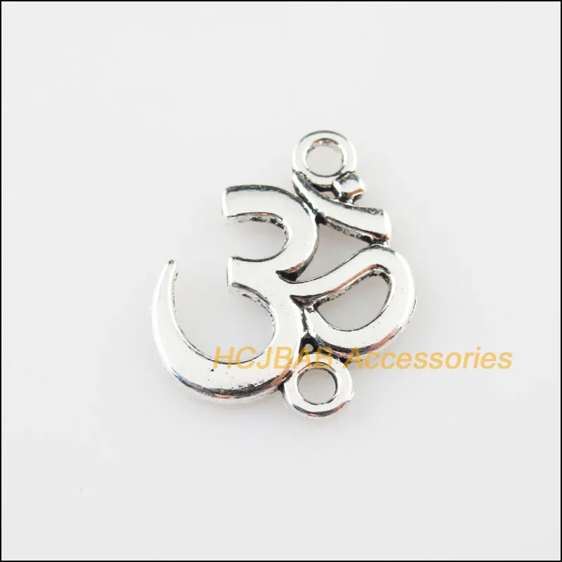 30 шт. Тибетский серебристый цвет номер 3 Подвески соединители 15x21mm|Шармы| |
