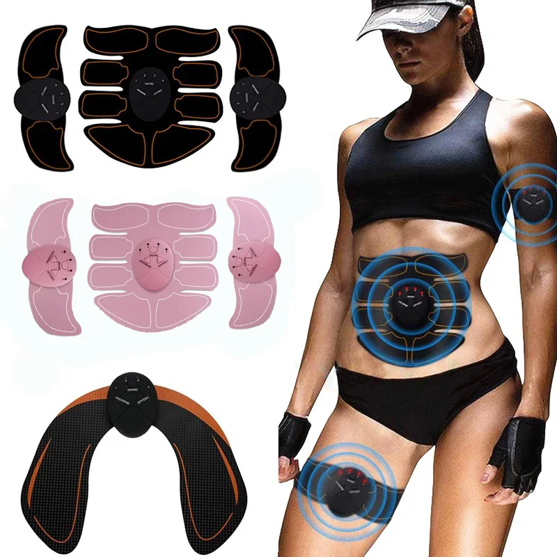 EMS тренажер для бедер стимулятор мышц ABS фитнес ягодиц живота потеря веса массаж