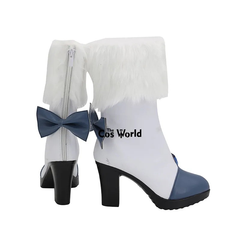 Сапоги на высоком каблуке для косплея Miku снежные аниме по индивидуальному заказу