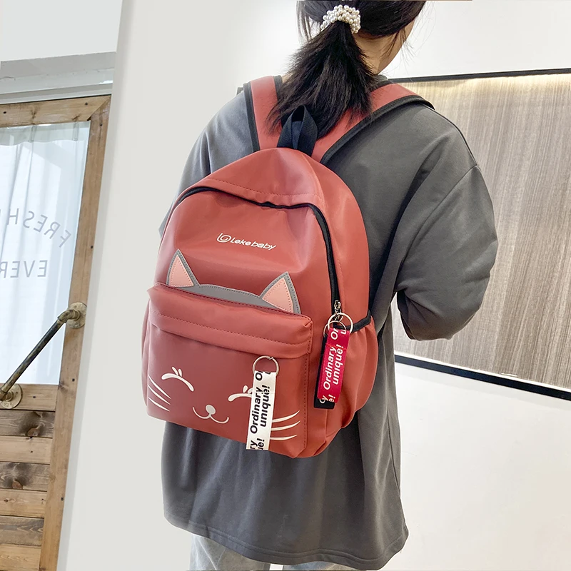 

backpack women Leisure cute cartoon kitten woman Backpack bags for women 2020 pures and bags school backpack mochila mujer