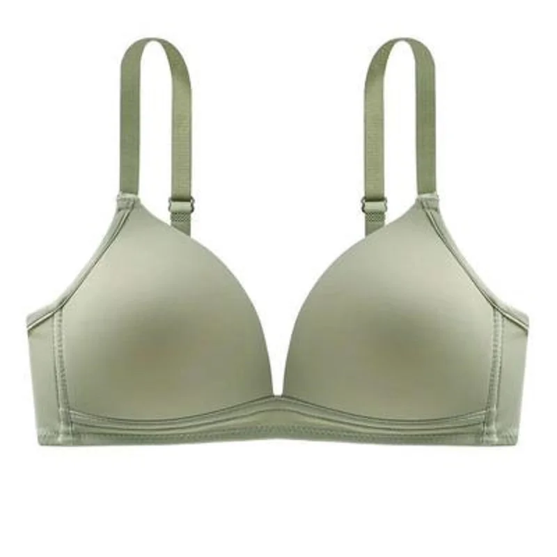 

Fashion Seamless Small Chest Bra Sexy Lingerie Comfort Wireless Plunge U Bra For Women Underwear Adjustable Push Up Bralette