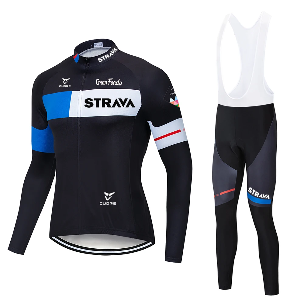 Трикотажная спортивная одежда STRAVA 2020 для мужчин профессиональная с длинным