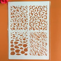 a4 29 21cm cake diy stencils wall painting scrapbook coloring embossing album decorative paper card templatewall cake stencil