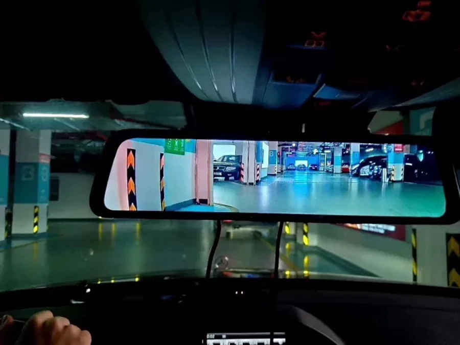 WHEXUNE 12 дюймов 4G Автомобильные видеорегистраторы ADAS Android 8,1 Dash Cam камера gps навигация FHD 1080P двойной объектив видео регистратор Dashcam